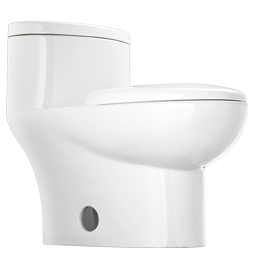 Inodoro American Standard One Piece Doble Descarga Tofino con Asiento Blanco PM7308
