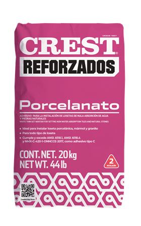 Adhesivo Crest Porcelanato 20 kg PR2111