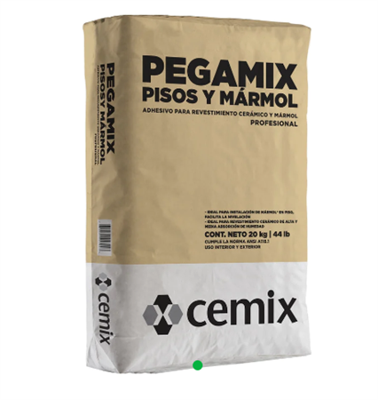 Adhesivo Gris Pisos y Mármol 20 kg Cemix PR40033