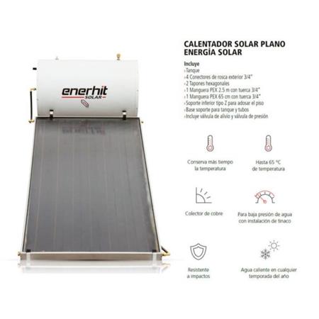 Calentador Solar IUSA Enerhit 150L Vidrio Texturizado PV1431