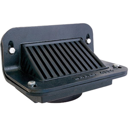 Coladera de Hierro de Pretil para Azotea, Modelo 154, Urrea