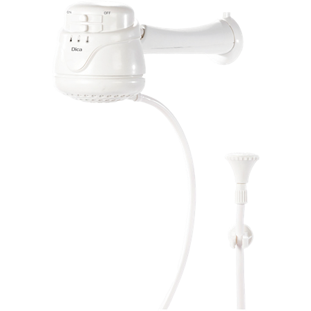 REGADERA ELÉCTRICA DE TRES TEMP C/BZO CHAP Y REGADERA D/MANO 4530EL BLANCO