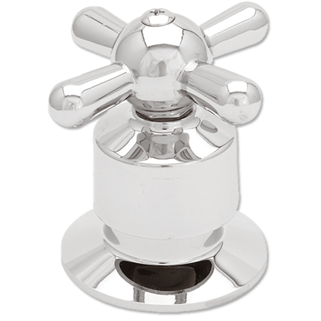 Maneral Cruz Grande para Mezcladora, Modelo CNG, Línea Niza, Acabado Cromo, Urrea