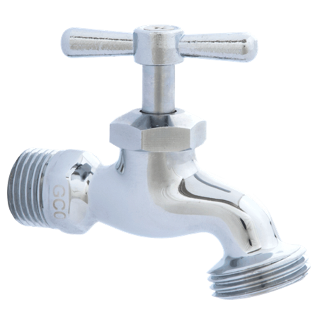 Llave para Manguera 1/2", Modelo 4019C, Acabado Cromo, Dica