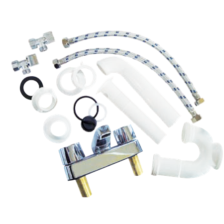 COMBO P/LAVABO CON MEZCLADORA KB-HP 401-02