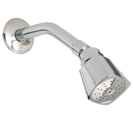 Regadera Económica con Brazo y Chapetón, Modelo 3001B, Acabado Cromo, Urrea