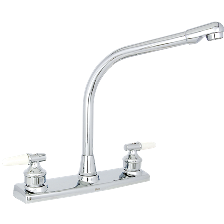 Mezcladora Ecológica Dica 3709C para Fregadero  8" Cuello Alto  Cromo