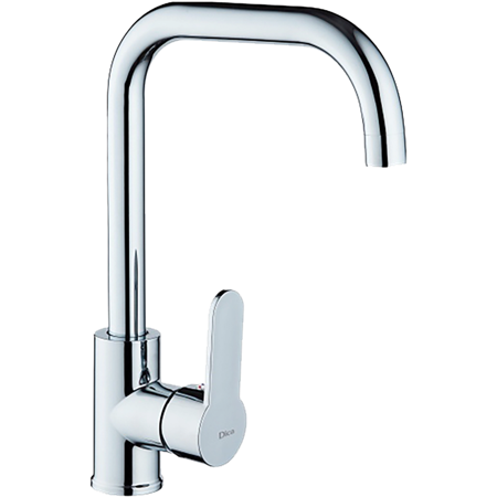 Monomando Ecológico Dica 4090 para Fregadero  Acabado Cromo  Alta Durabilidad