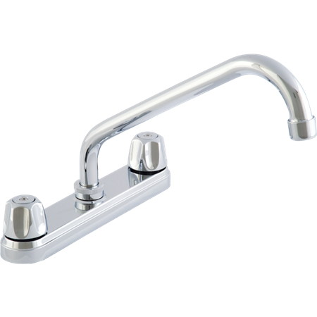 Mezcladora Dica 4326 para Fregadero  8" Cuello Alto  Manija Cuadrada