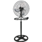 Ventilador de Pedestal Negro 18" 3 Velocidades