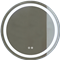 Espejo LED Redondo EML-0901 | 60 cm | Luz Fría | Display Hora y Temperatura