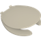 Asiento Redondo Marfil Confort 92 | Polipropileno | Cierre Estándar | Fijación Reforzada