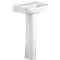 Pedestal Cosmos Blanco  Cerámica Vitrificada  Para Lavabo 4”
