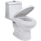 Sanitario One Piece Dica WC.4007.01 | Alargado | Descarga Dual | Blanco Brillante